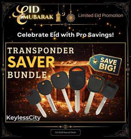 15 pcs Most Popular Transponder Keys Variety Pack – Locksmith Starter (BUNDLE OF 15)