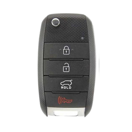2014-2019 Kia Soul / 4-Button Flip Key / Gen 2 PS / PN: 95430-B2100 / OSLOKA-875T (AFTERMARKET) ﻿