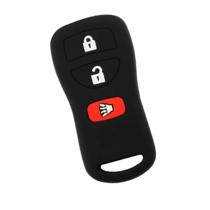 2002-2010 Nissan Infiniti / 3-Button Remote Keyless Entry Key Silicone Cover / KBRASTU15