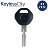 25 X 1995-2003 BMW (4-Track) EWS - HU58W/S7BW Transponder Key (PCF7935 44 Chip) (AFTERMARKET) (BUNDLE OF 25)