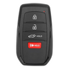 2022-2025 Toyota Corolla Cross / 4-Button Smart Key / PN: 8990H-0A020 / HYQ14FBW (original board) (AFTERMARKET)