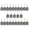 25 X 1998-2015 Toyota / 3-Button Remote Head Key SHELL TR47 / HYQ12BBT HYQ1512Y (Bundle of 25)