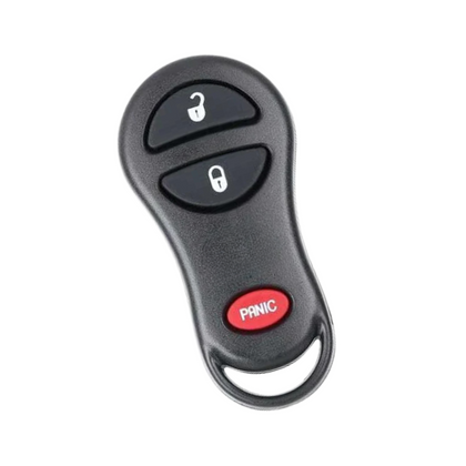 1999-2005 Chrysler Dodge Jeep Keyless Entry Remote SHELL For GQ43VT13T - Black (JMA CHR-2-RKE)