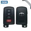 2013-2018 Toyota Rav4 4 Buttons Smart Key / 312.11/314.35MHz / 89904-0R080 / HYQ14FBA (OEM Refurb)