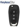 2016-2019 Chevrolet Cruze / 4-Button Flip Key / PN: 13514135 / LXP-T004 / 433 Mhz / XL8 (AFTERMARKET)