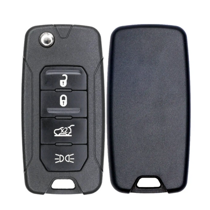 2015 - 2019 Jeep Renegade / Fiat 500X /4-Button Flip Key / 2ADFTFI5AM433TX (AFTERMARKET)