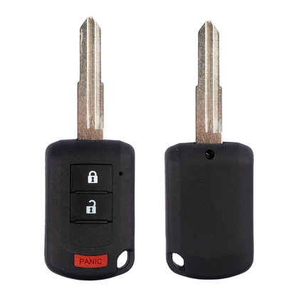 2010-2019 Mitsubishi Outlander Lancer / 3-Button Remote Head Key with Shoulder / PN: 6370B944 / OUCJ166N (AFTERMARKET)