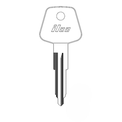 ILCO - British Leyland, Iveco, Maserati, Rover Key Blank - X157 (LF17)