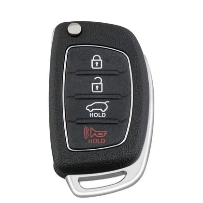 2016-2019 Hyundai Tucson / 4-Button Remote Flip Key / PN: 95430-D3010 / TQ8-RKE-4F25 / (AFTERMARKET)