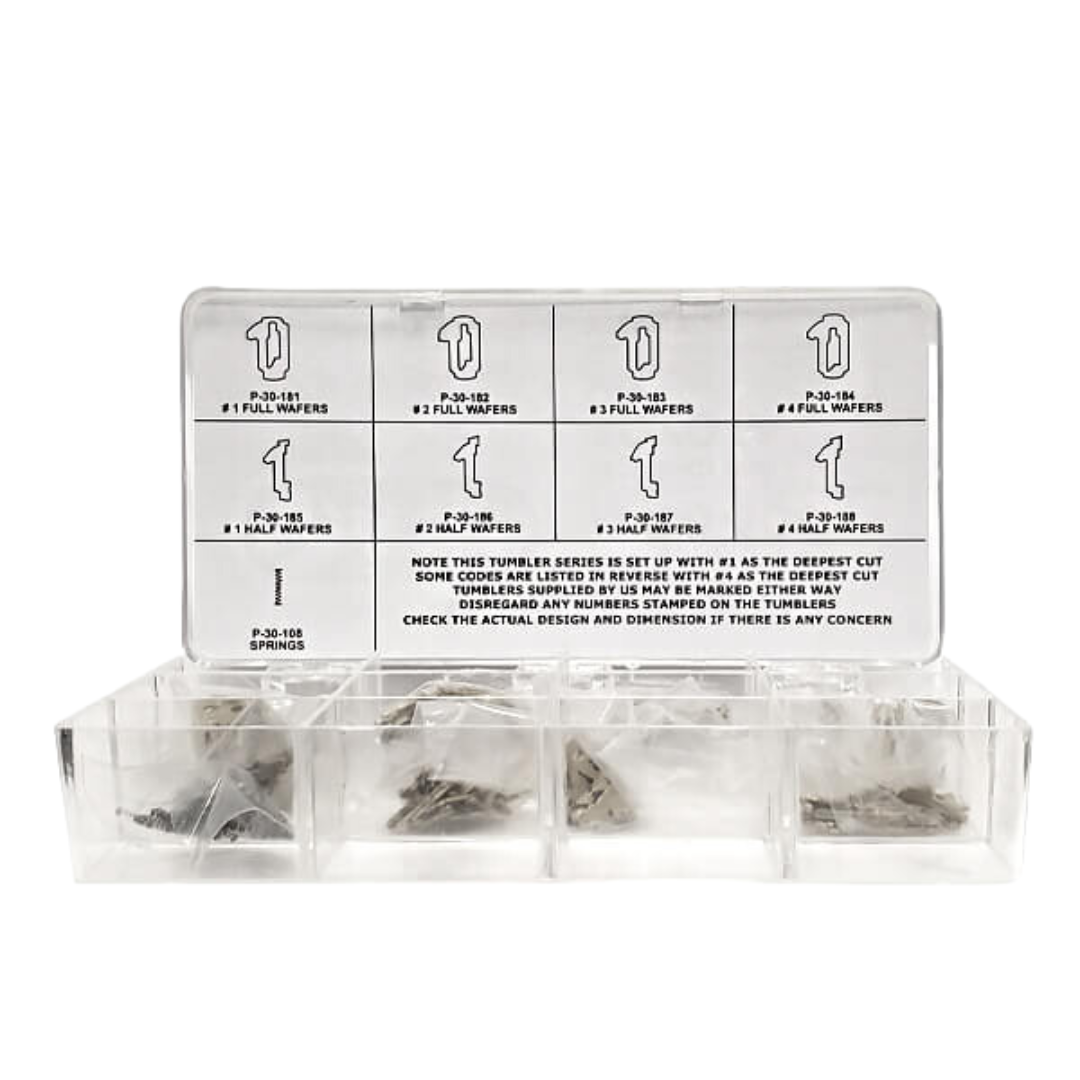 thumbnail image 2 of Toyota X217 TR47 Space & Depth Keys – 8 Cut Blanks (Nickel Or Brass) 2 of 5