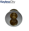 Rim Cylinder Housing for Large Format IC Core ( IC Core / LFIC ) - 26D - Satin Silver - SC