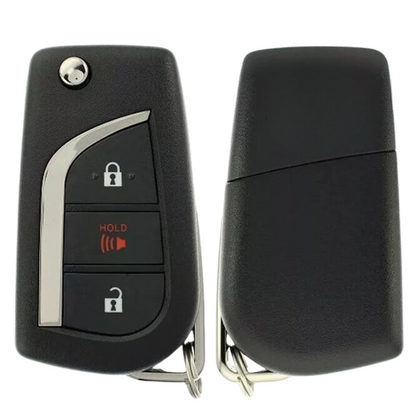 2014 - 2017 Toyota / 3-Button Flip Key NEW STYLE / HYQ12BDM (H Chip) (AFTERMARKET)