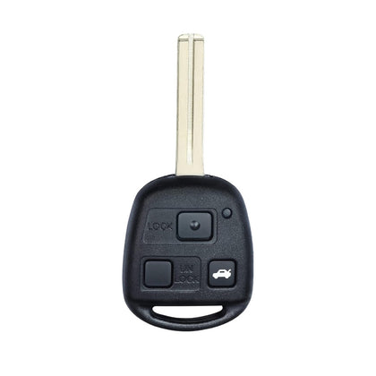 1998-2005 Lexus / 3-Button Remote Head Key / HYQ1512V / 4C Chip / Short Blade (AFTERMARKET)