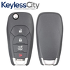 10 X 2016-2019 Chevrolet Cruze Sonic / 4-Button Flip Key / PN: 13588756 / LXP-T003 / 315 MHz / XL7 (AFTERMARKET) (BUNDLE OF 10)