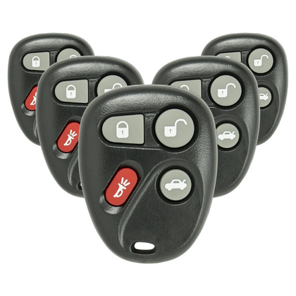 5 X 1996-2005 GM / 4-Button Keyless Entry Remote / KOBUT1BT / (AFTERMARKET) (BUNDLE OF 5)