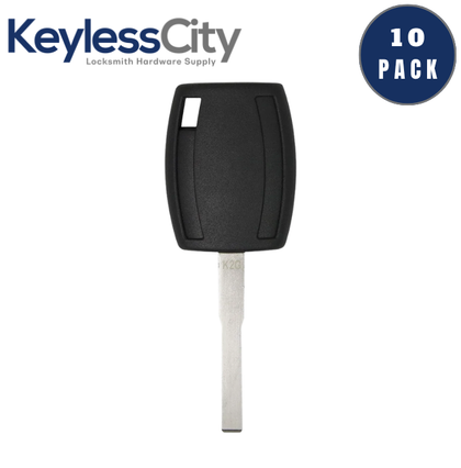 10 X 2011-2020 Ford / H94-PT / Side Mill Transponder Keys / Chip 4D63 80 Bit / 164-R8062 (AFTERMARKET) (BUNDLE OF 10)