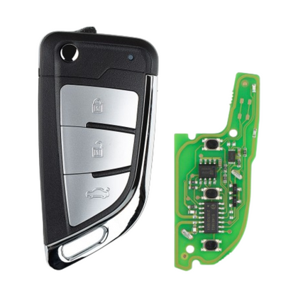 Xhorse - XEKF21EN - Super Remote / Knife Type / 3-Button Universal Flip Key / VVDI Super Chip For VVDI Tools
