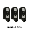3 X 2006-2011 BMW 3 / 5 Series / 3-Button Smart Key SHELL For KR55WK49127 KR55WK49123 (AFTERMARKET) (Bundle of 3)
