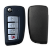 2002-2017 Nissan Infiniti / 4-Button Flip Key / NI04 / NEW STYLE / KBRASTU15 / (AFTERMARKET)