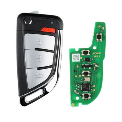 Xhorse - XEKF20EN - Super Remote / Knife Type / 4-Button Universal Flip Key / VVDI Super Chip For VVDI Tools