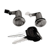 1972 - 1993 Mazda / MZ16 / X26 / X131 / Driver & Passenger Door Lock Cylinder Pair Coded Chrome DP-20-101 (ASP)