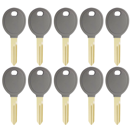 10 X 2004-2019 Chrysler / Dodge / Jeep Transponder Key / Y164 (Chip 46) (AFTERMARKET) (BUNDLE OF 10)