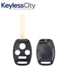 25 X 2003-2014 Honda Acura / 4-Button Remote Head Key Shell / HO01 / KR55WK49308 N5F-S0084A (Bundle of 25)