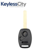 2002-2014 Honda / 3-Button Remote Head Key STRONG SHELL / HO01 / OUCG8D-380H-A, CWTWB1U545, CWTWBIU545 (AFTERMARKET)
