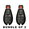 2 X 2008-2013 Chrysler Dodge / 4-Button Fobik Key / M3N5WY783X (AFTERMARKET) (BUNDLE of 2)