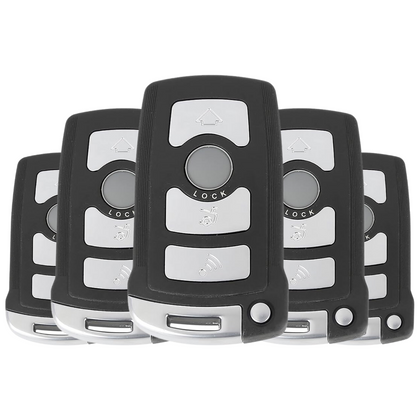 5 X 2002-2008 BMW 7 Series / 4-Button Smart Key / PN: 2911A-12133 / LX8766S / CAS1 / 315 MHz (AFTERMARKET) (BUNDLE OF 5)