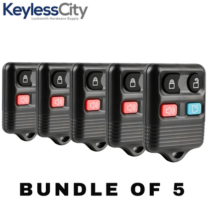 5 X 1998-2014 Ford Lincoln Mercury / 4-Button Keyless Entry Remote / CWTWB1U311 (AFTERMARKET) (BUNDLE OF 5)