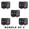 5 X 1998-2010 Ford Keyless Entry Remote SHELL For CWTWB1U331 - Black (AFTERMARKET) (Bundle of 5)