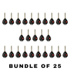 25 X 2005-2014 Toyota / Pontiac / Scion / 3-Button Remote Head Key Shell / TR47 / HYQ12BBY HYQ12BDC (Bundle of 25)