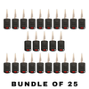 25 X 2016-2018 Mitsubishi / 3-Button Remote Head Key Shell / MIT3 / OUCJ166N (Bundle of 25)