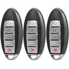 3 X 2013-2015 Nissan Maxima / Altima / 5-Button Prox Smart Key / PN: 285E3-3TP5A / KR5S180144014 / IC 014 (AFTERMARKET) (BUNDLE OF 3)