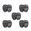 5 X 2007-2014 GM Keyless Entry Remote SHELL For OUC60270 - Black (AFTERMARKET)(Bundle of 5)