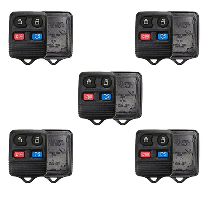 5 X 1998-2010 Ford Keyless Entry Remote SHELL For CWTWB1U331 - Black (AFTERMARKET) (Bundle of 5)