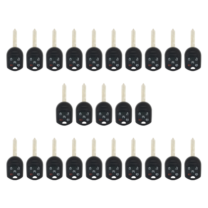 25 X 2011-2017 Ford / 5-Button Remote Head Key Shell / H75 / OUC6000022, CWTWB1U793 (Bundle of 25)