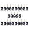 25 X 2002-2017 Honda / 3-Button Remote Head Key STRONG SHELL / HO01 / OUCG8D-380H-A, CWTWB1U545, CWTWBIU545 (AFTERMARKET) (Bundle of 25)