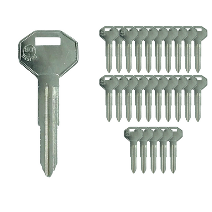 25 X Chrysler / Dodge / Mitsubishi MIT1 / X176 Metal Key Blank (JMA MIT-16E) (BUNDLE OF 25)