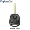 25 X 1997-2011 Lexus / 3-Button Remote Head Key SHELL / TOY40 / HYQ12BBT, HYQ1512V (AFTERMARKET) (Bundle of 25)