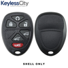 5 X 2007-2014 GM Keyless Entry Remote SHELL For OUC60270 - Black (AFTERMARKET)(Bundle of 5)