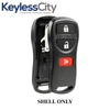 5 X 2005-2018 Nissan Keyless Entry Remote SHELL For CWTWB1U821 - Black (AFTERMARKET)(Bundle of 5)