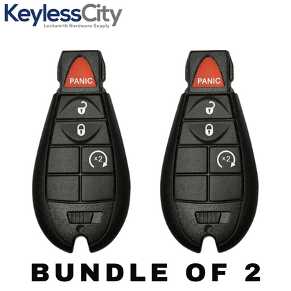 2 X 2008-2013 Chrysler Dodge / 4-Button Fobik Key / M3N5WY783X (AFTERMARKET) (BUNDLE of 2)