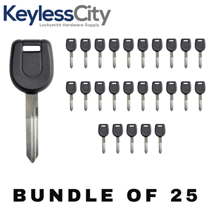 25 X 2000-2001 Mitsubishi - MIT9 Transponder Key - (4D 60 Chip) (AFTERMARKET) (BUNDLE OF 25)