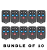 10 X 1998-2008 Ford Windstar Freestar / 5-Button Keyless Entry Remote / PN: 3F2T-15K601-AA / CWTWB1U551 (BUNDLE OF 10)