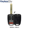 25 X 2013-2017 Honda CR-V Crosstour / 3-Button Remote Head Key SHELL / HO-03-PT / MLBHLIK6-1T (AFTERMARKET)(Bundle of 25)