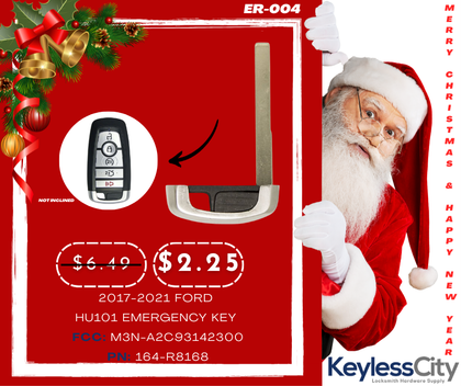 2017-2021 Ford / Emergency Key / HU101 / 164-R8168 (AFTERMARKET)