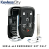 3 X 2015-2020 GM / 6-Button Smart Key SHELL / PN: 13584513 / HYQ1AA, HYQ1EA (AFTERMARKET) (Bundle of 3)