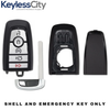 3 X 2017-2022 Ford / 5-Button Smart Key SHELL / PN: 164-R8149 / M3N-A2C93142600 (AFTERMARKET) (Bundle of 3)
